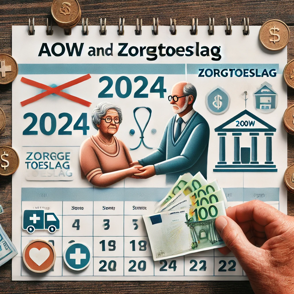 aow en zorgtoeslag 2024